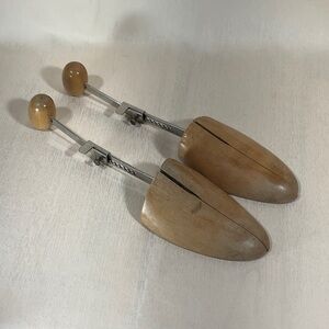 Vintage Wooden Shoe Trees-Adjustable